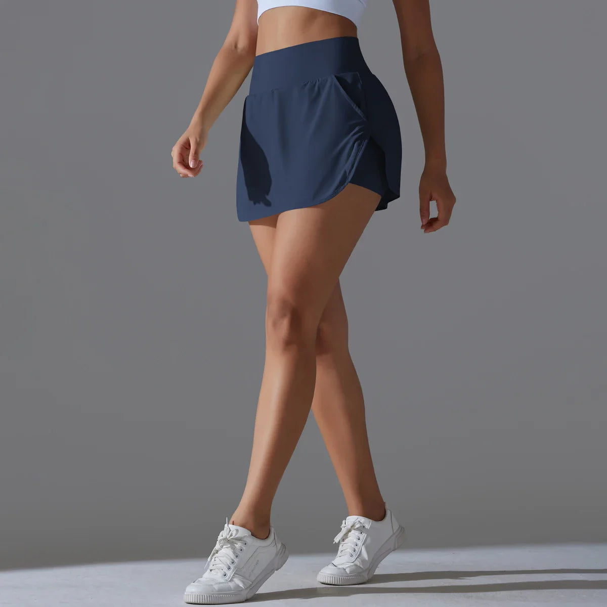 Outdoor Sports Yoga Skirt Badminton Tennis Skirt High Waist Breathable Sweat Skirt Active Athletic Yoga Fitness Skirt Short