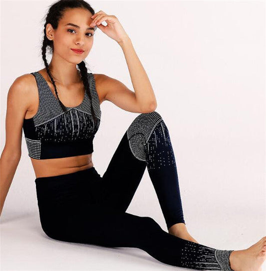 Moisture wicking yoga set