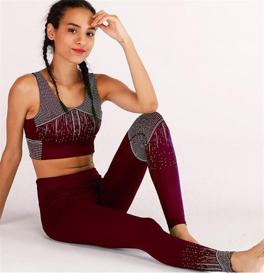 Moisture wicking yoga set