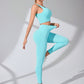 Scoop Neck Wide Strap Top and Pants Active Set
