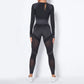 Long Sleeve Crop Top High Waist Legging