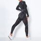 Long Sleeve Crop Top High Waist Legging