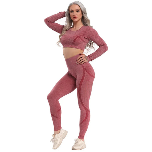 Yoga Pants Long Sleeve Workout Top