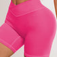 Women V Cross Waist Yoga Shorts 3.5 Workout Shorts Running Fitness Sports Shorts