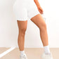 Women V Cross Waist Yoga Shorts 3.5 Workout Shorts Running Fitness Sports Shorts