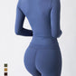 Yoga Set Women Gym Quick-drying Long-sleeved Coat Training Workout