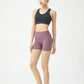 Peach Butt Fitness Shorts Women's Exercise Three-Quarter Pants Cargo Air Dry Pocket Yoga  Tight  Lift Summer